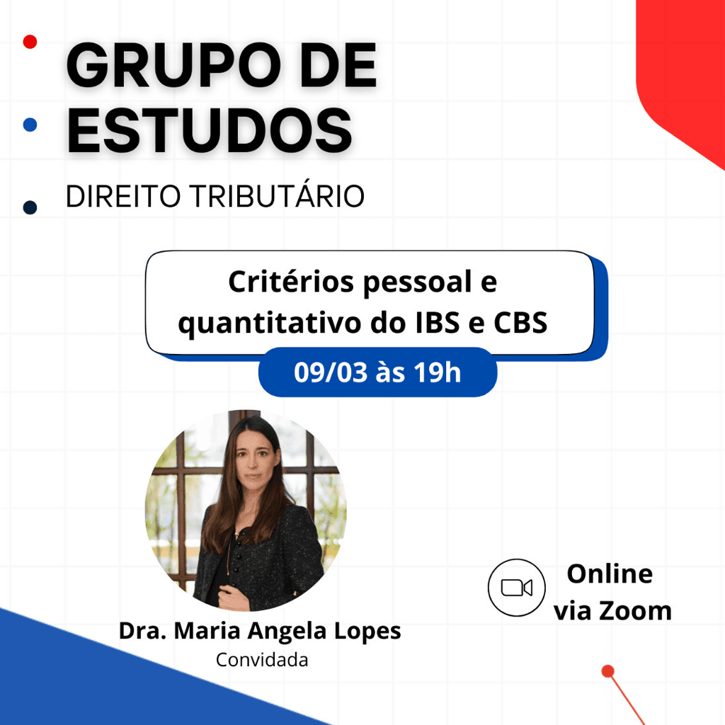 Grupo de Estudos DIREITO TRIBUTÁRIO