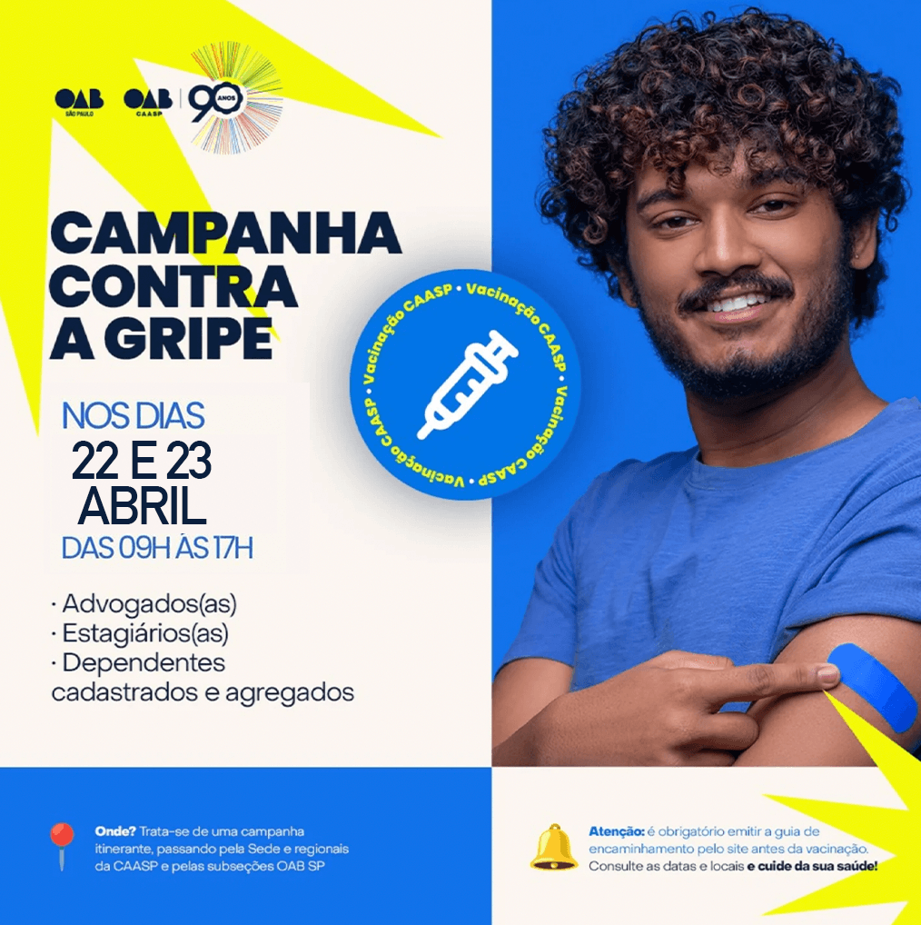 CAASP: Campanha de vacinação contra a gripe