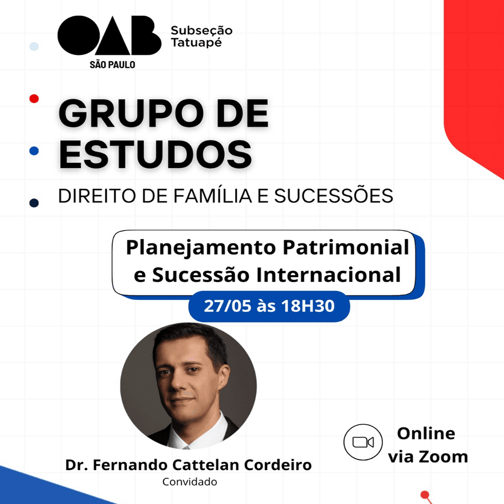 Grupo de Estudos DIREITO DE FAMÍLIA E SUCESSÕES