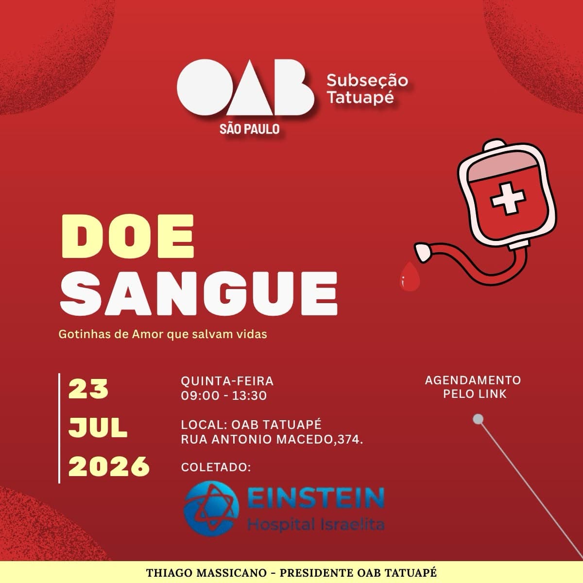 🩸 Campanha de Doação de Sangue 🩸
