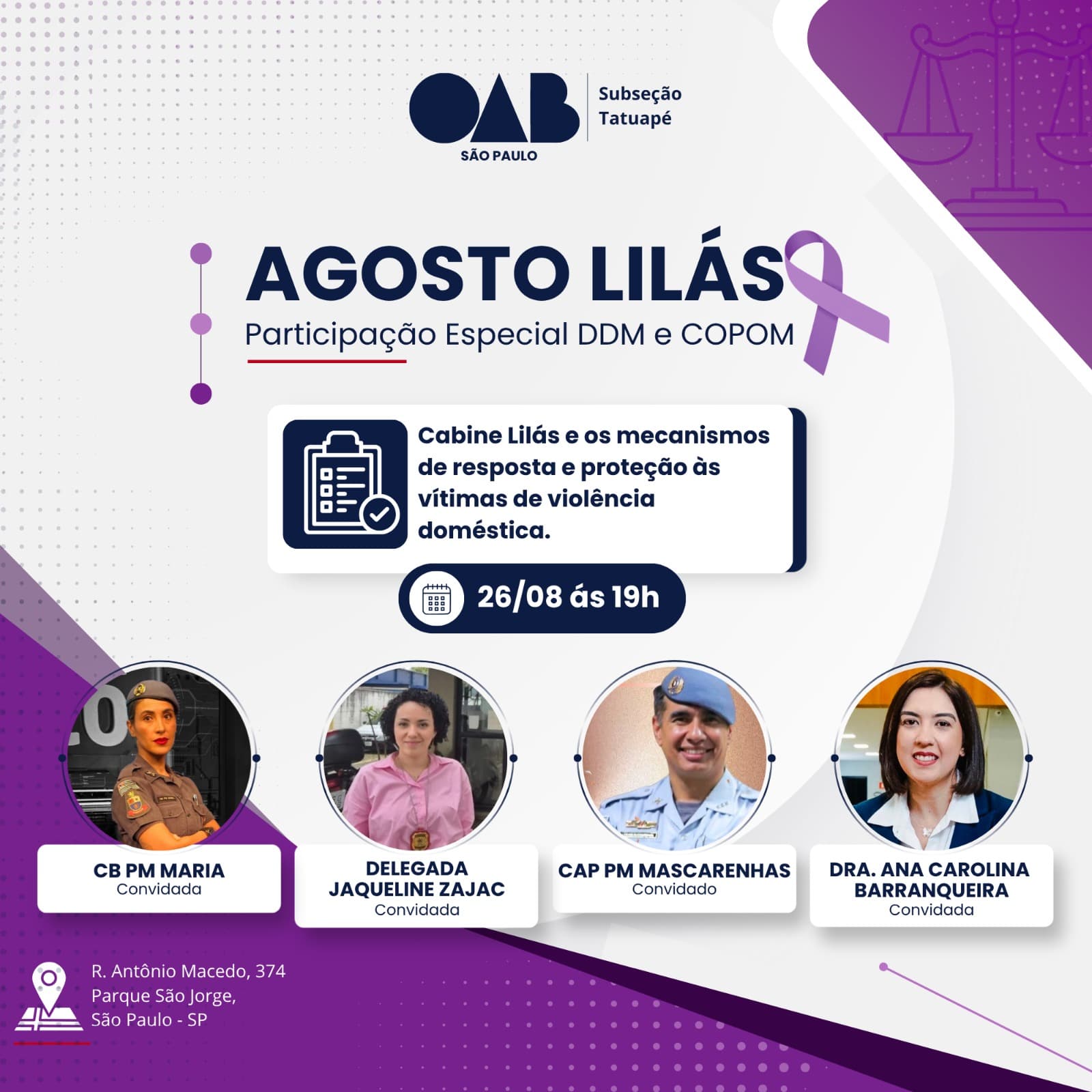 COPOM: Cabine Lilás e os mecanismos de resposta e proteção às vítimas de violência doméstica