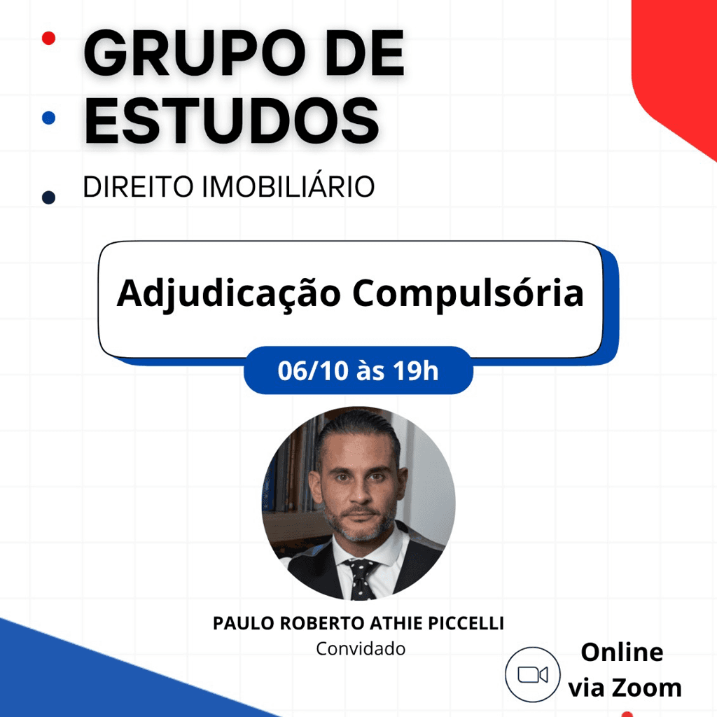 Grupo de Estudos﻿ DIREITO IMOBILIÁRIO: Adjudicação Compulsória