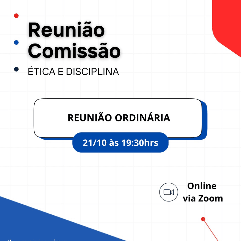 Reunião Comissão ÉTICA E DISCIPLINA